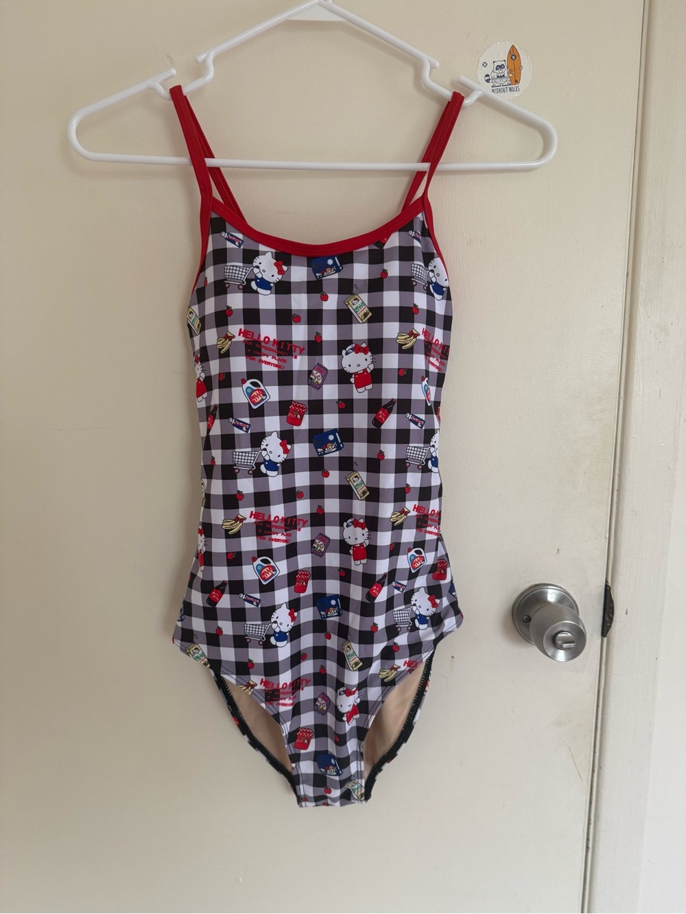 NWT Supermarket Gingham swimsuit - Night Check